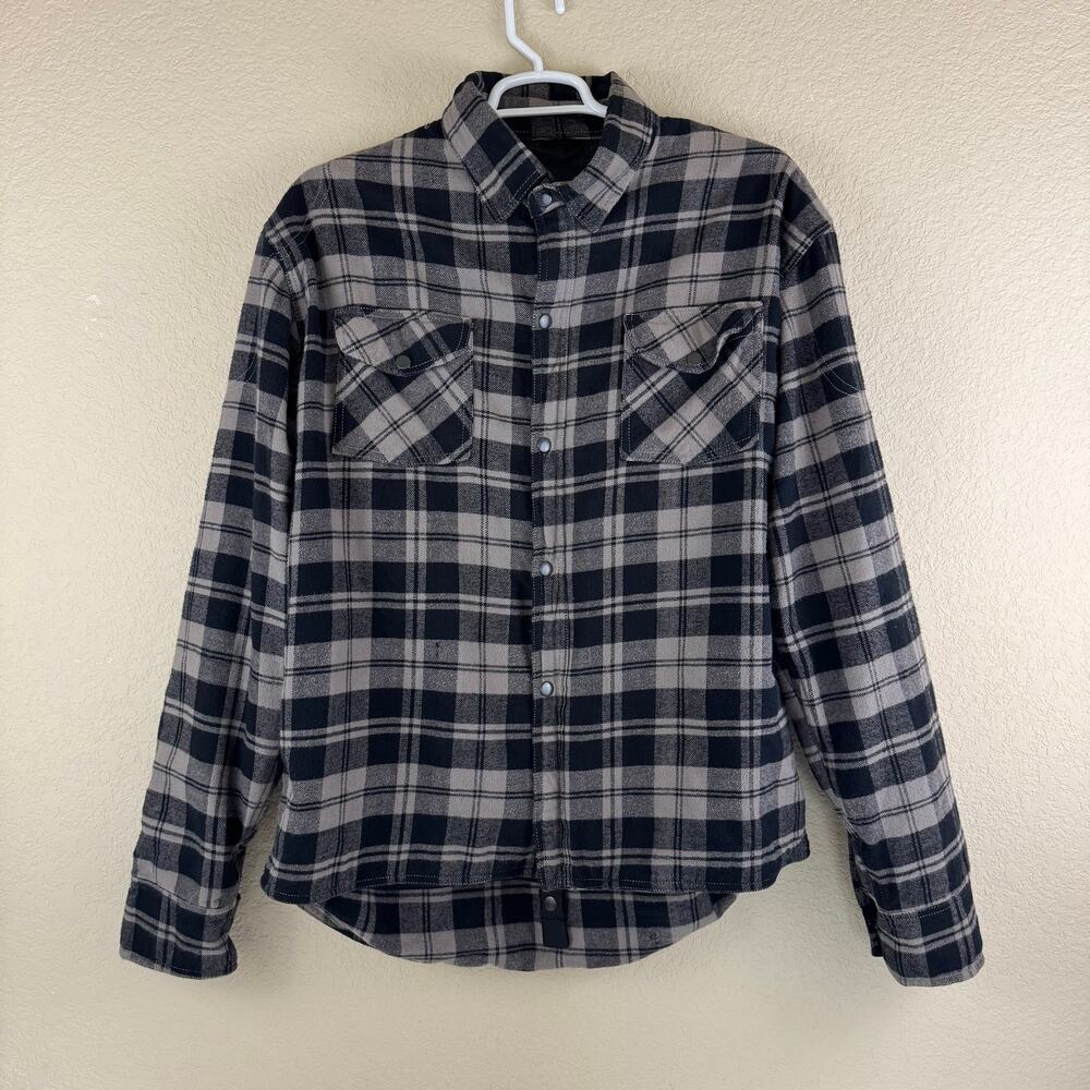 Viking Cycle Shirt Mens XXL Motorbike Motorcycle Elbow Protection Size L Flannel